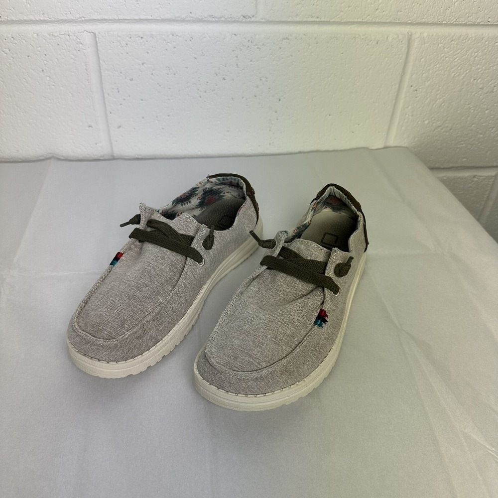 Hey Dude‎ Wendy Rodeo Wheat Aztec US Women's Size 6 Grey - Picture 7 of 7